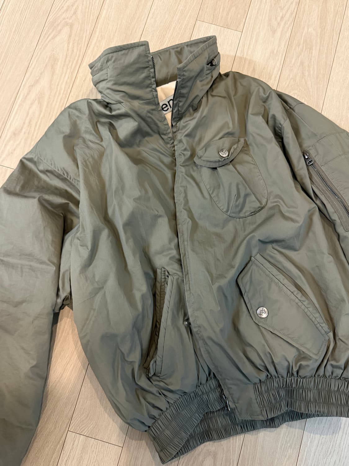 오픈와이와이 open yy 봄버자켓 카키 M 상품이미지2