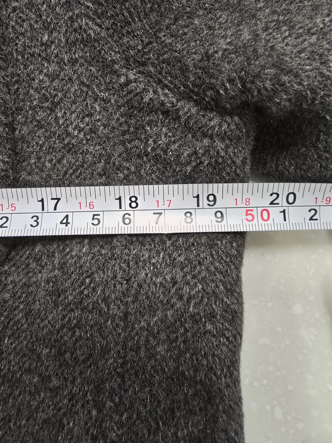 씨씨콜렉트 회색 모 캐시미어 혼방 자켓 상품이미지8