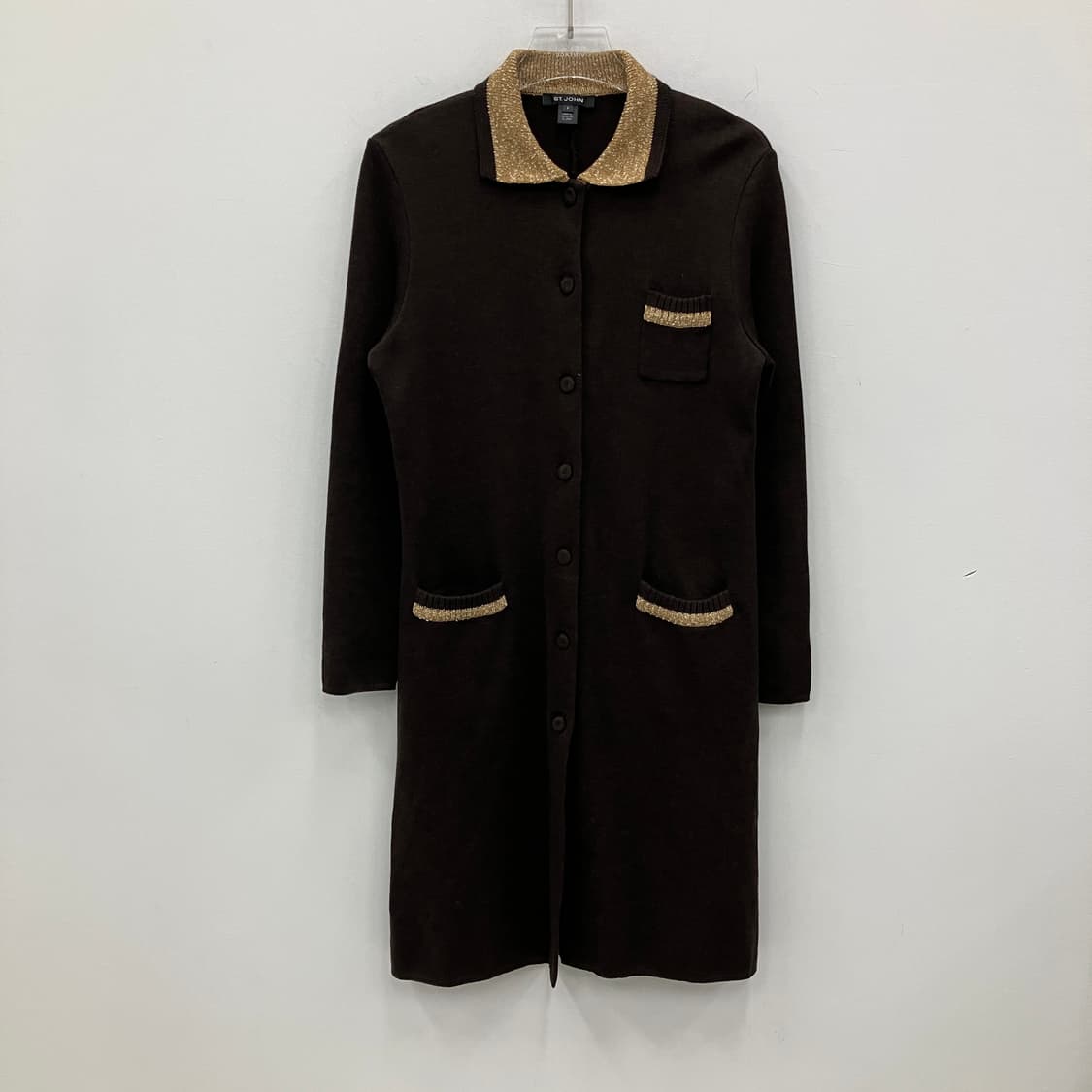 세인트존 블랙 니트 롱 가디건 상품이미지1