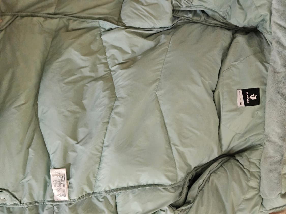 여성 블랙야크  챔프 롱패딩 155 민트 상품이미지4