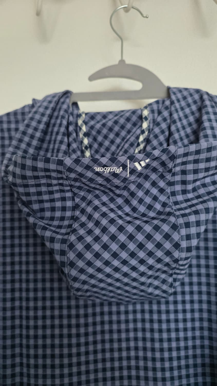 착용샷있음) 말본 아디다스 콜라보 체크 아노락 L 사이즈 상품이미지5