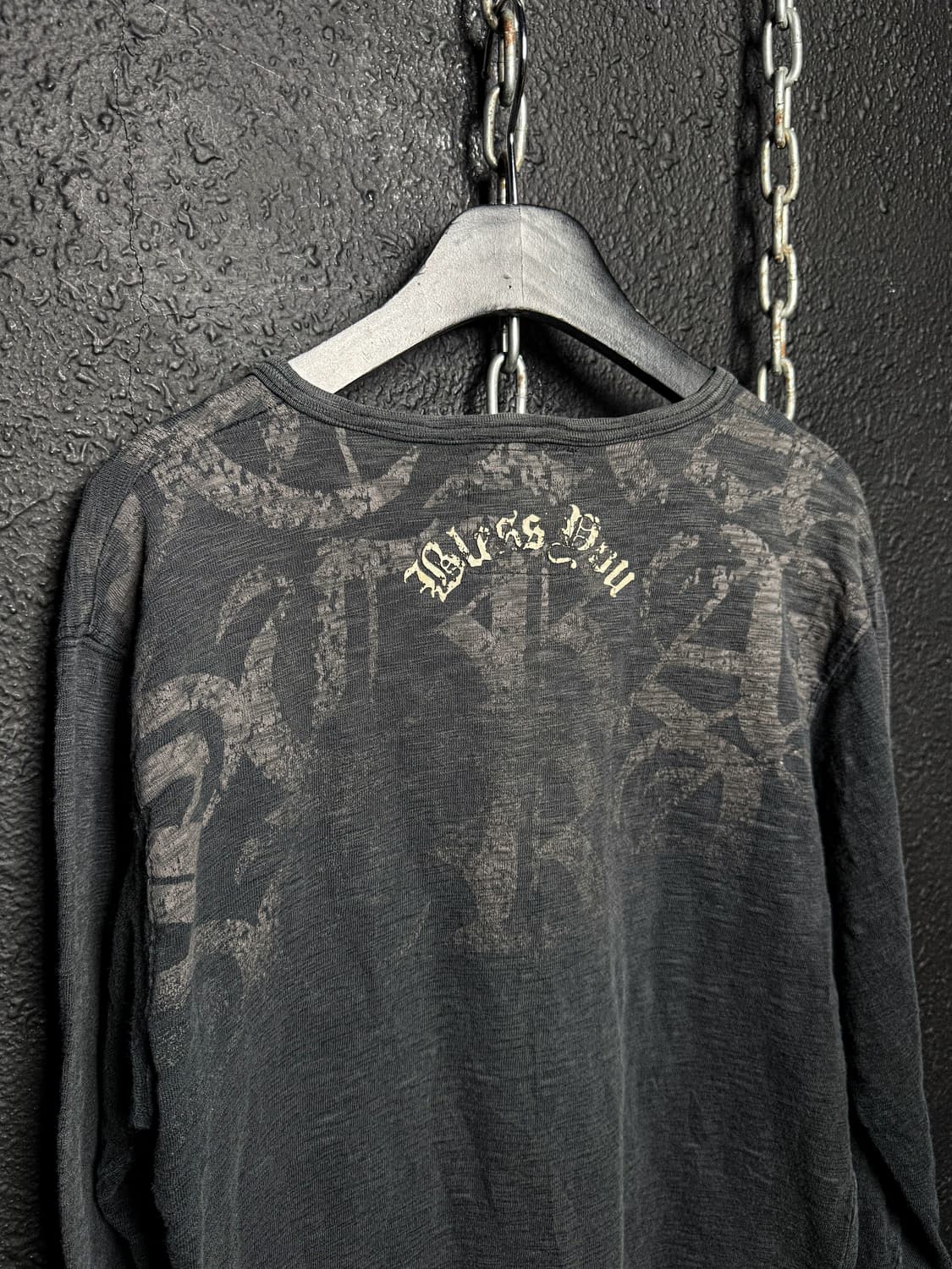 Cross Graphic Lace-Up Long Sleeve 상품이미지6