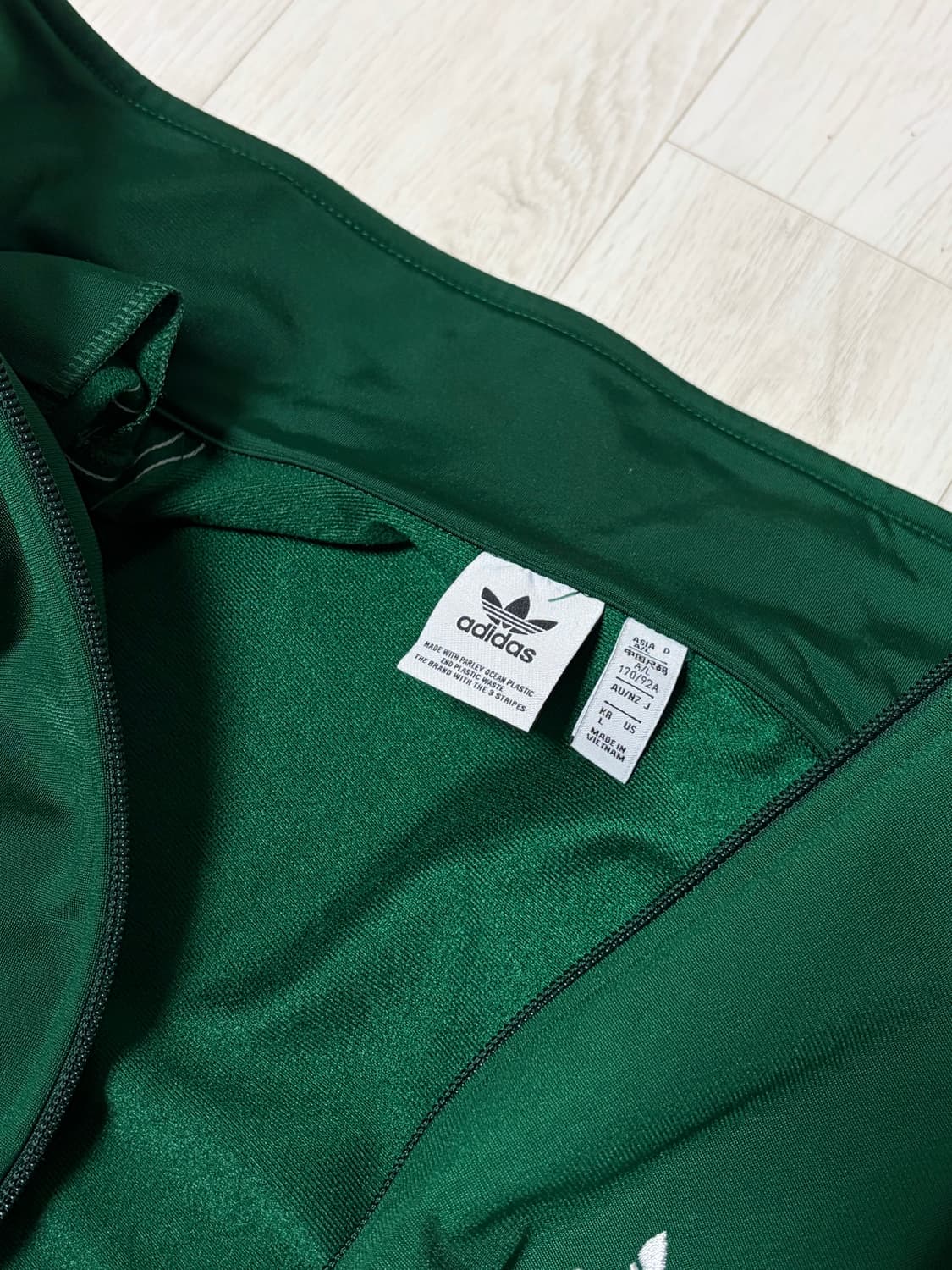 아디다스 초록 크롭 져지 상품이미지2