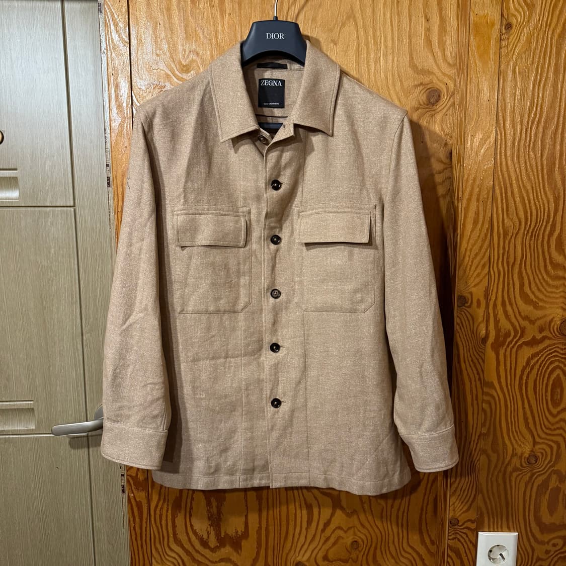 제냐 2023 f/w 오아시 캐시미어리노 셔츠 자켓 상품이미지5