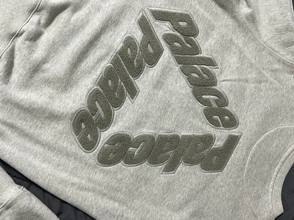 [M]팔라스 P-3 셔닐 크루넥 그레이 말 - 21SS 상품이미지1