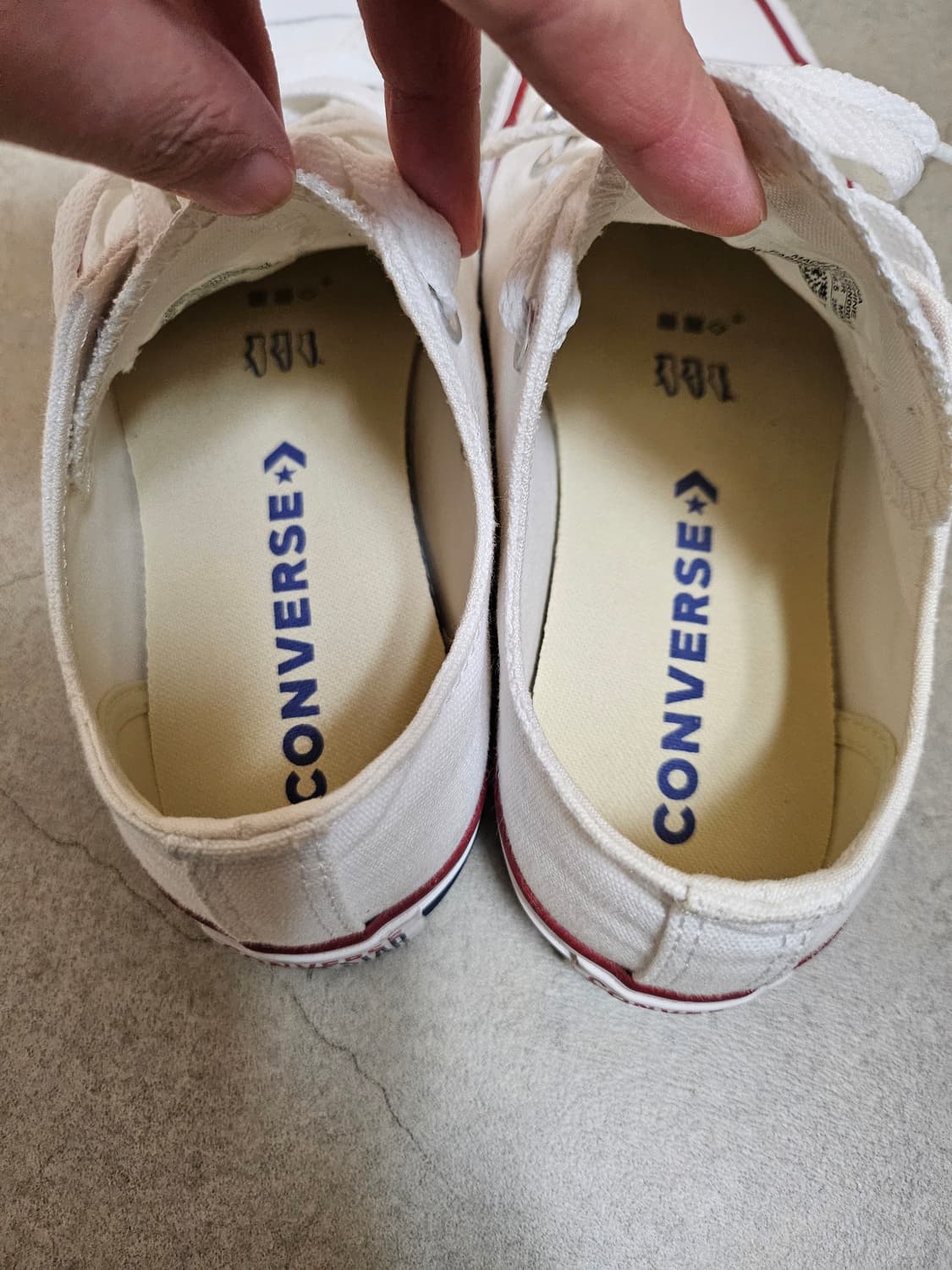 컨버스 올스타 흰색 스니커즈 230 상품이미지7