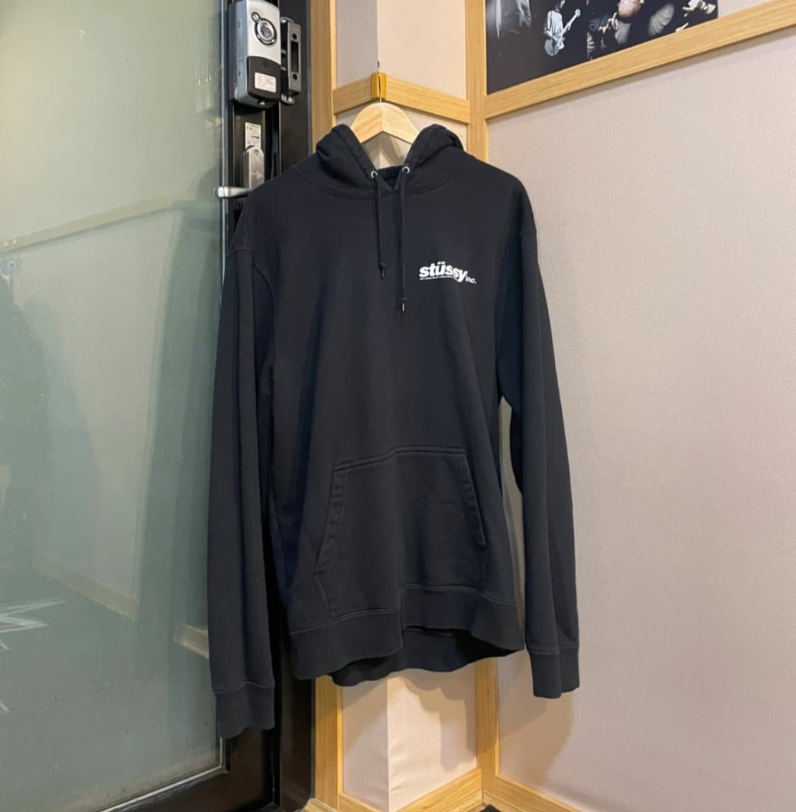 스투시 이탈릭 후드티 상품이미지2