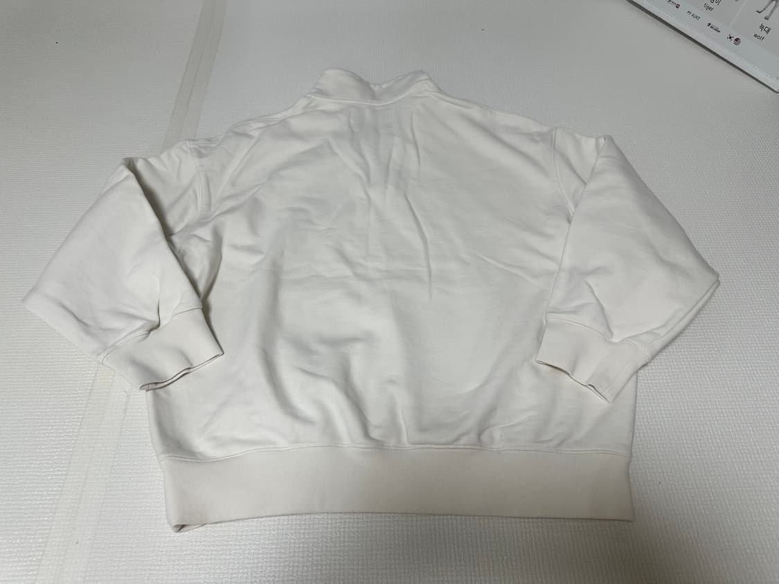 포터리 반집업 화이트 2사이즈 상품이미지3