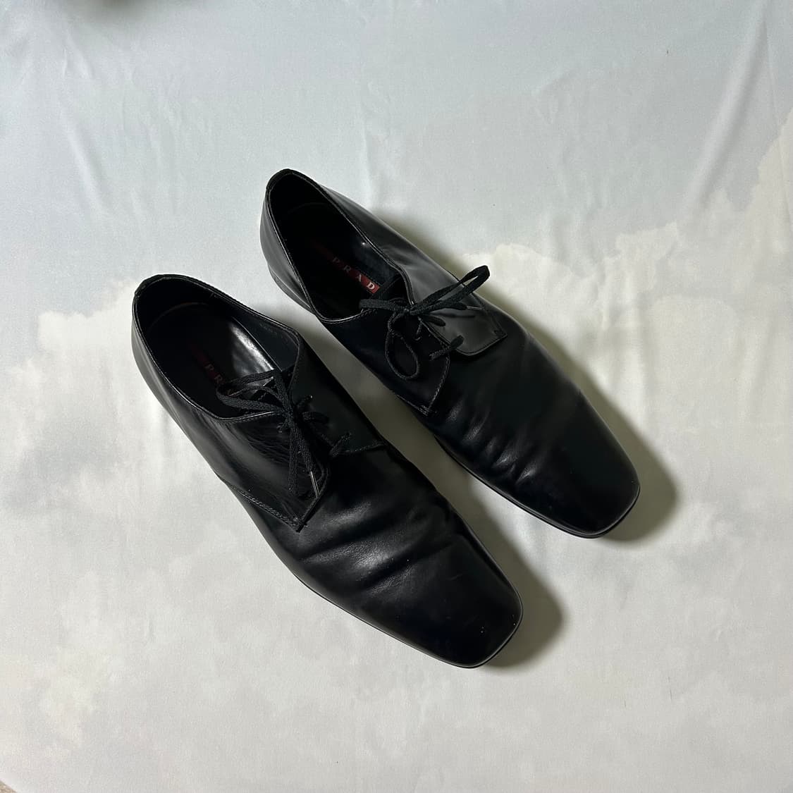Prada semi square toe derby shoes 상품이미지2