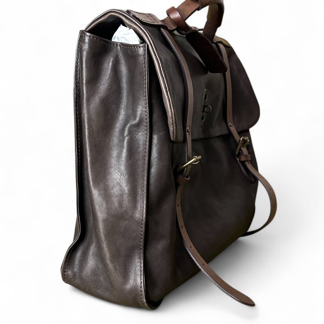 보데ッ산 (BEAU DESSIN S.A.) 소가죽 비즈니스백 상품이미지3