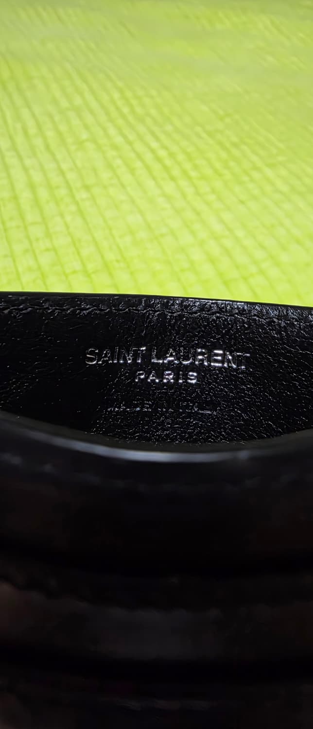 (정품) 생로랑 모노그램 카드지갑/남녀공용/개인/팝니다. 상품이미지3