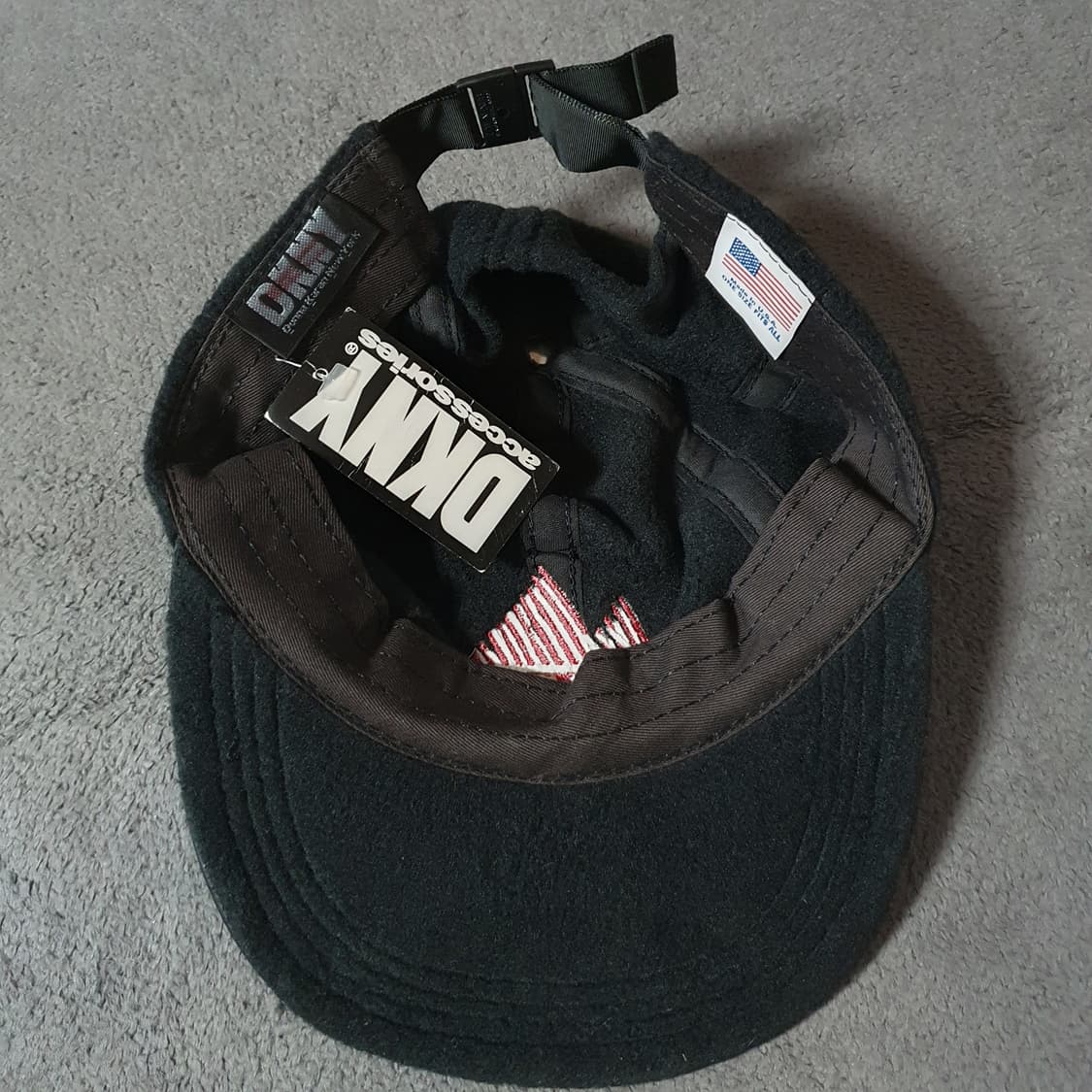 90s DKNY 플리스 캡 모자 상품이미지6