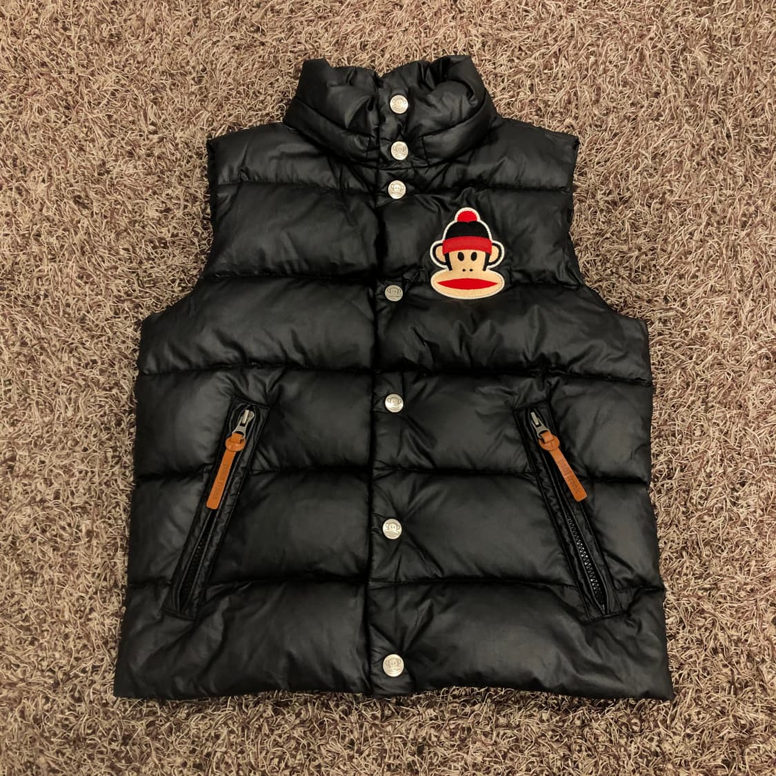 폴프랭크 빅로고 덕다운 패딩 조끼 상품이미지3