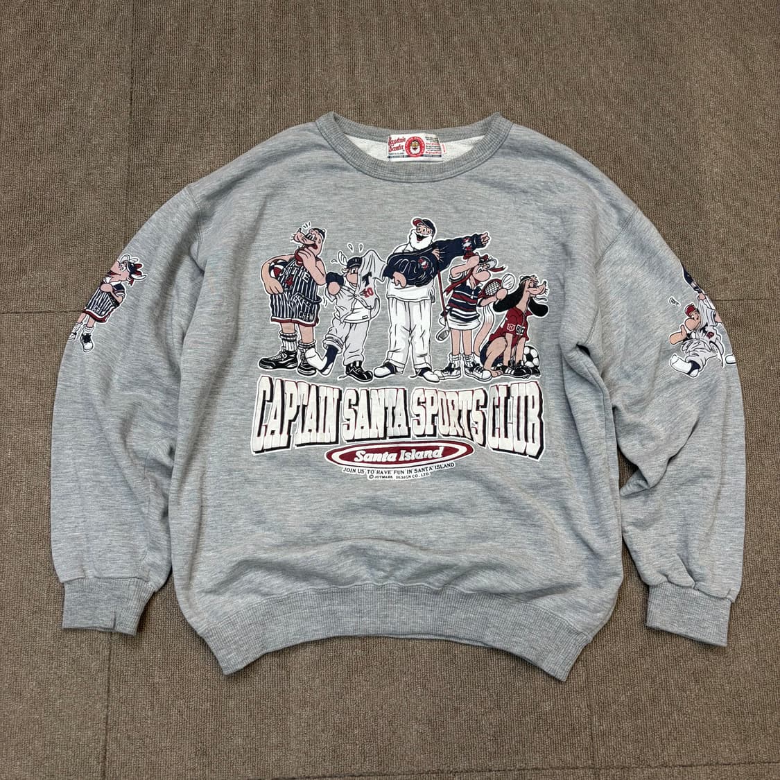 Captain santa japan 캡틴산타 프린팅 스웻셔츠 맨투맨  상품이미지1