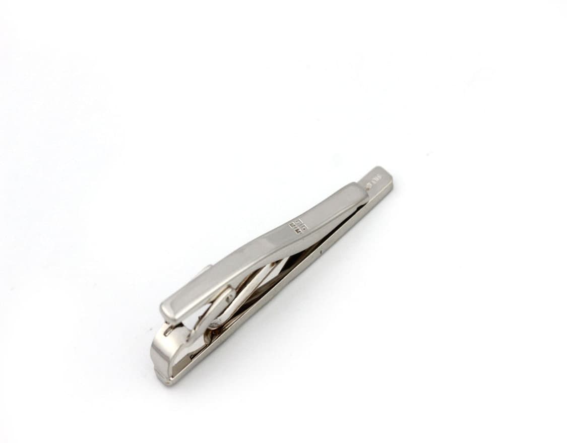 지방시 A-등급 5.1cm 실버925 은 남자 명품 넥타이핀 상품이미지3