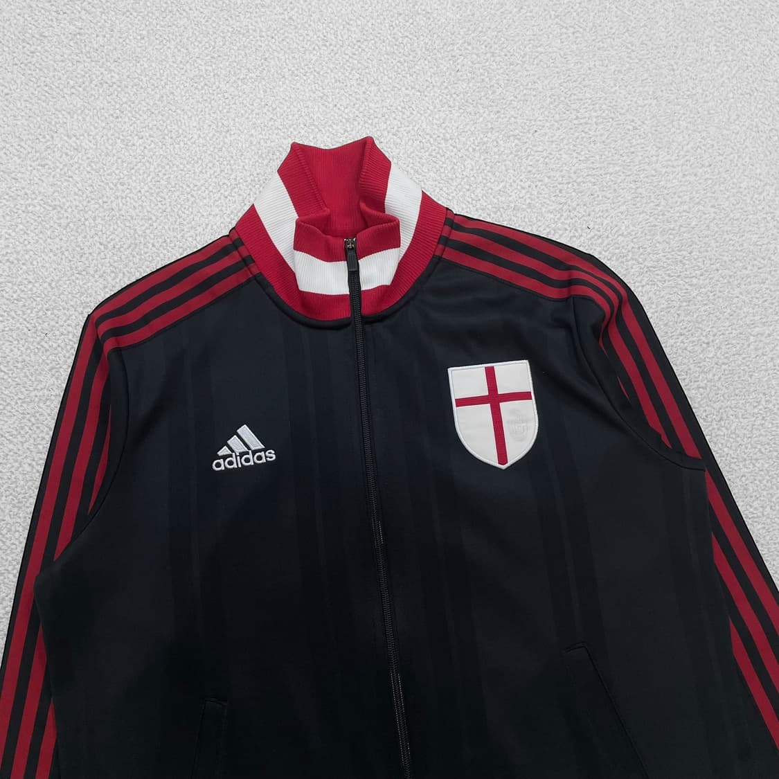 아디다스 AC밀란 트랙탑 져지 블랙 레드 상품이미지2