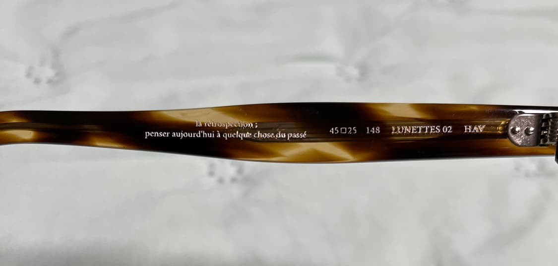 래쉬안경 호피 뿔테 안경 LUNETTES 02(45) HAV 상품이미지5