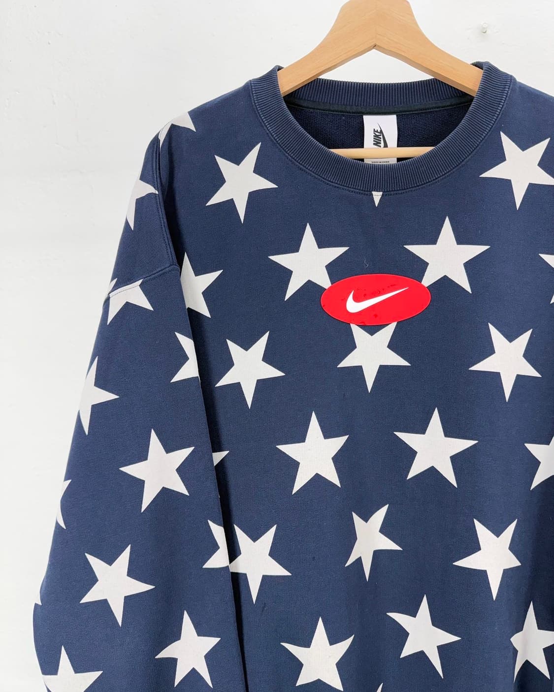 나이키 nrg 스타크루 옵시디언 크루넥 스웨트 러버 셔츠 상품이미지2