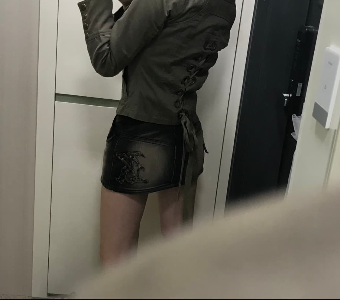 빈티지 야상 자켓 와이즈걸 파우닝 상품이미지3