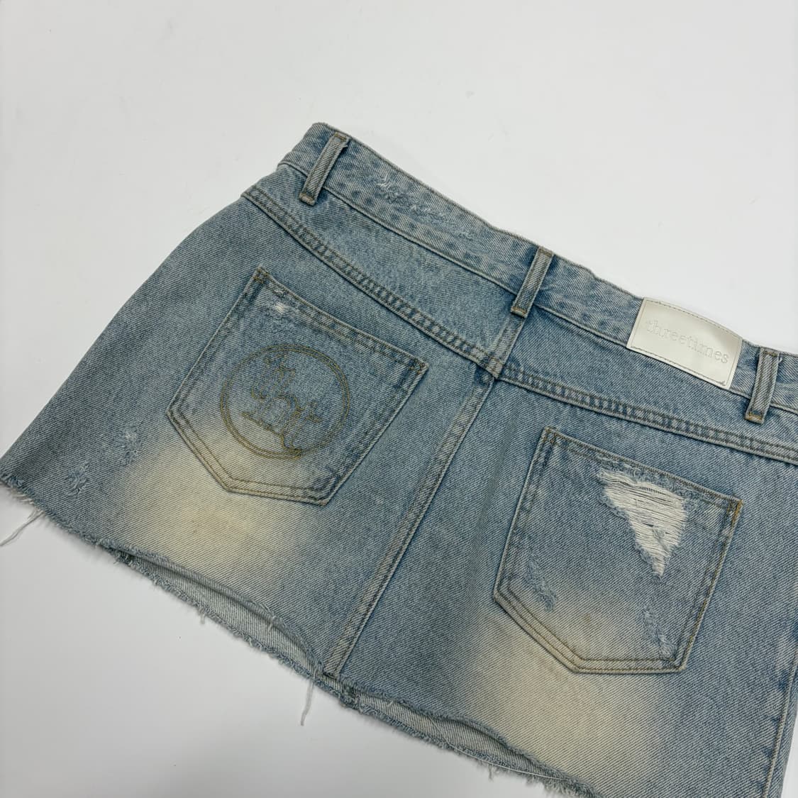 Threetimes 쓰리타임즈 데님 스커트 L 상품이미지5