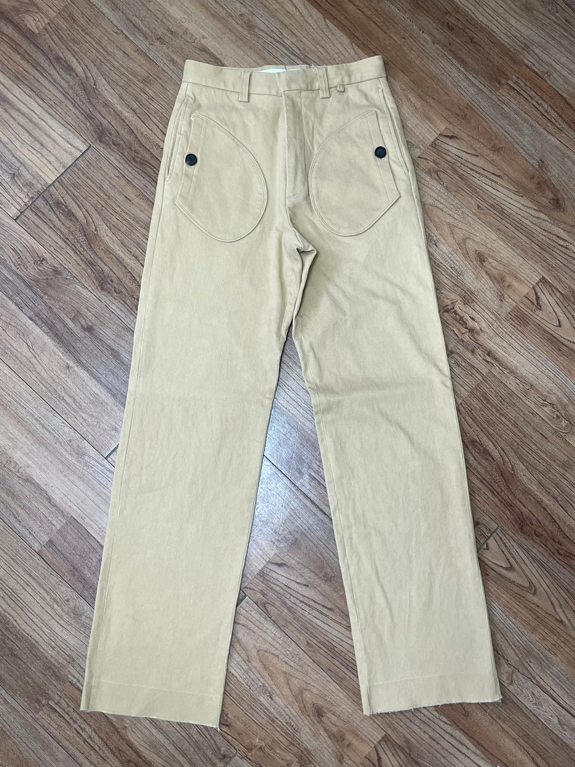 STU 라운드 패치 포켓 팬츠 베이지 상품이미지2