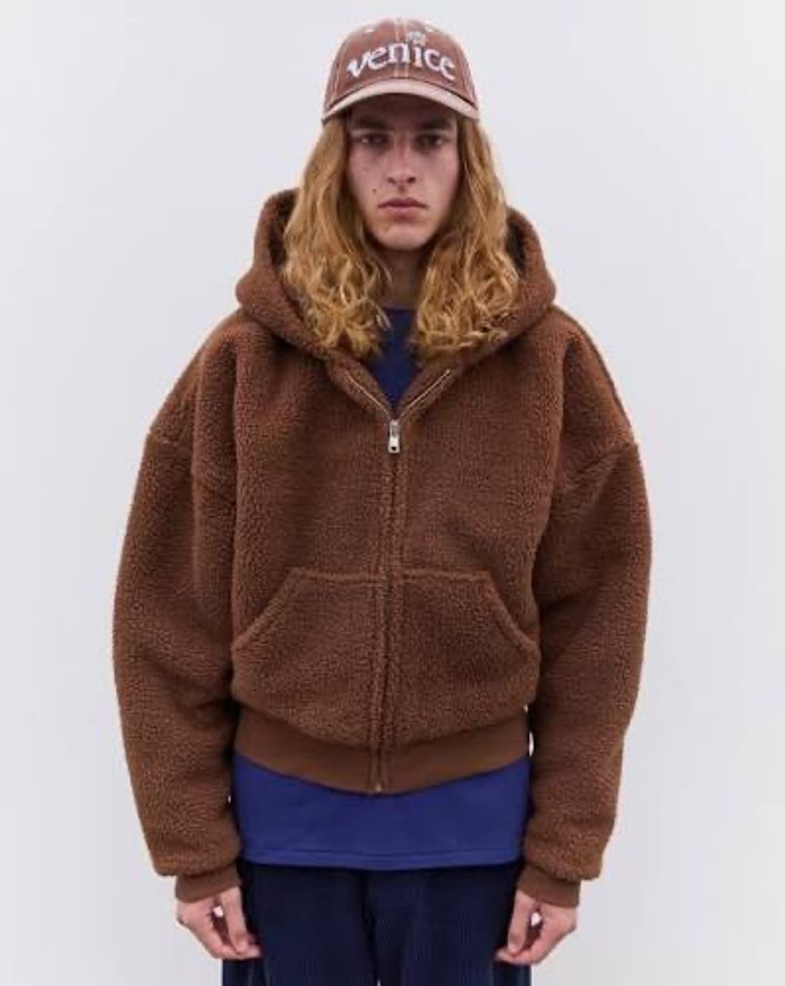 M) erl 테리 플리스 집업후드 상품이미지1