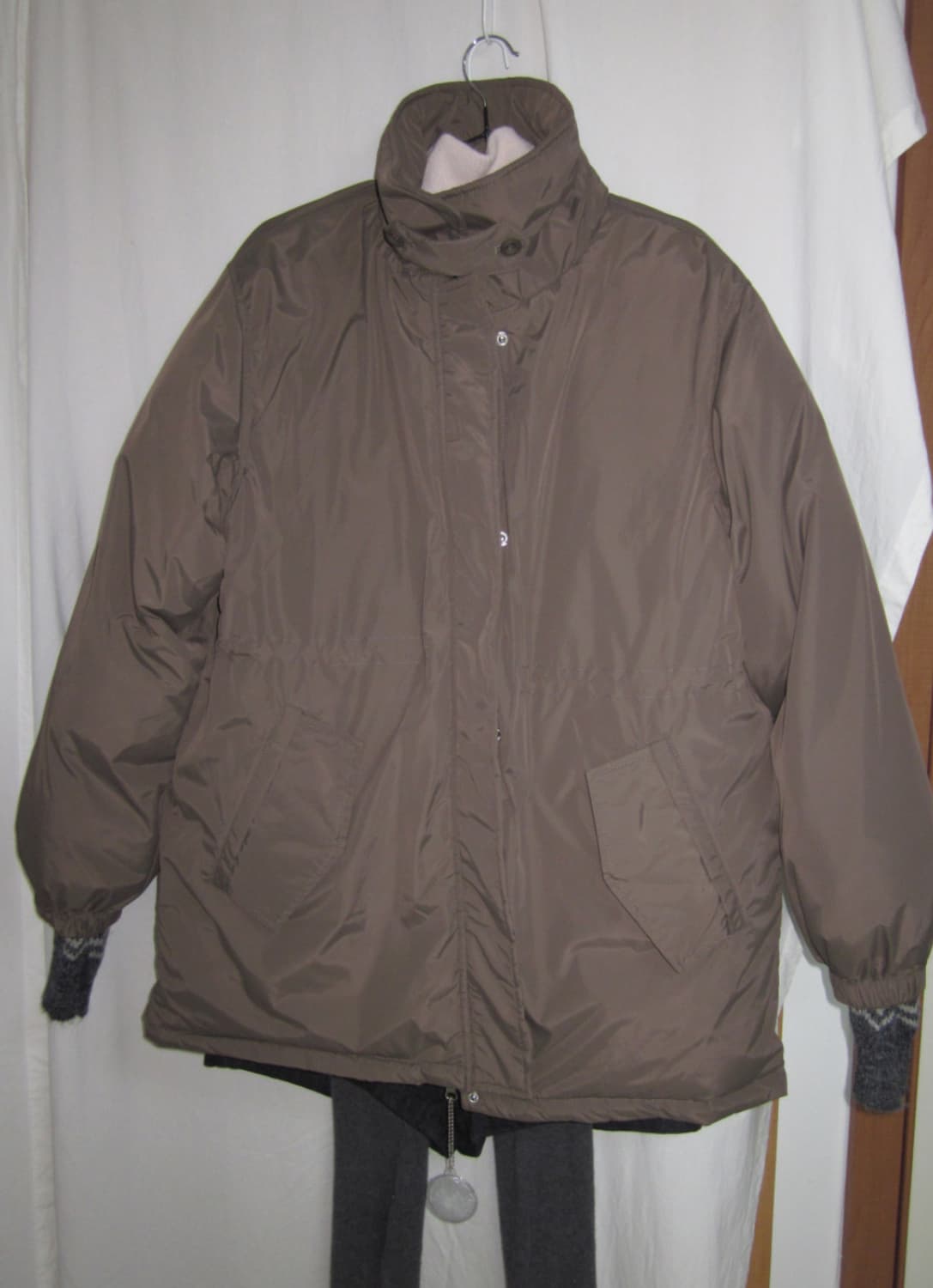 밀크브라운 덕다운 패딩 상품이미지1