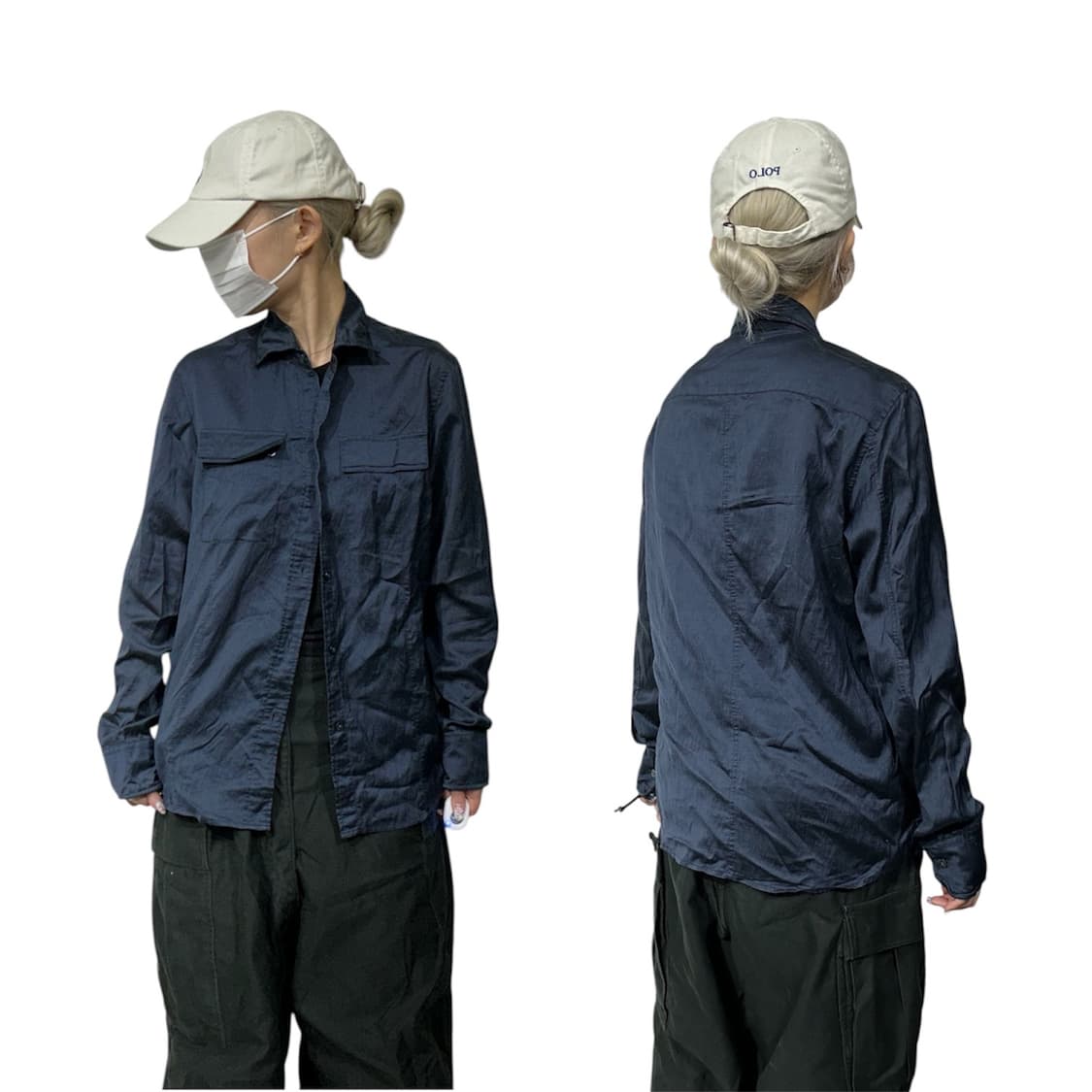 Ck 캘빈 클라인 네이비 셔츠 M 상품이미지1