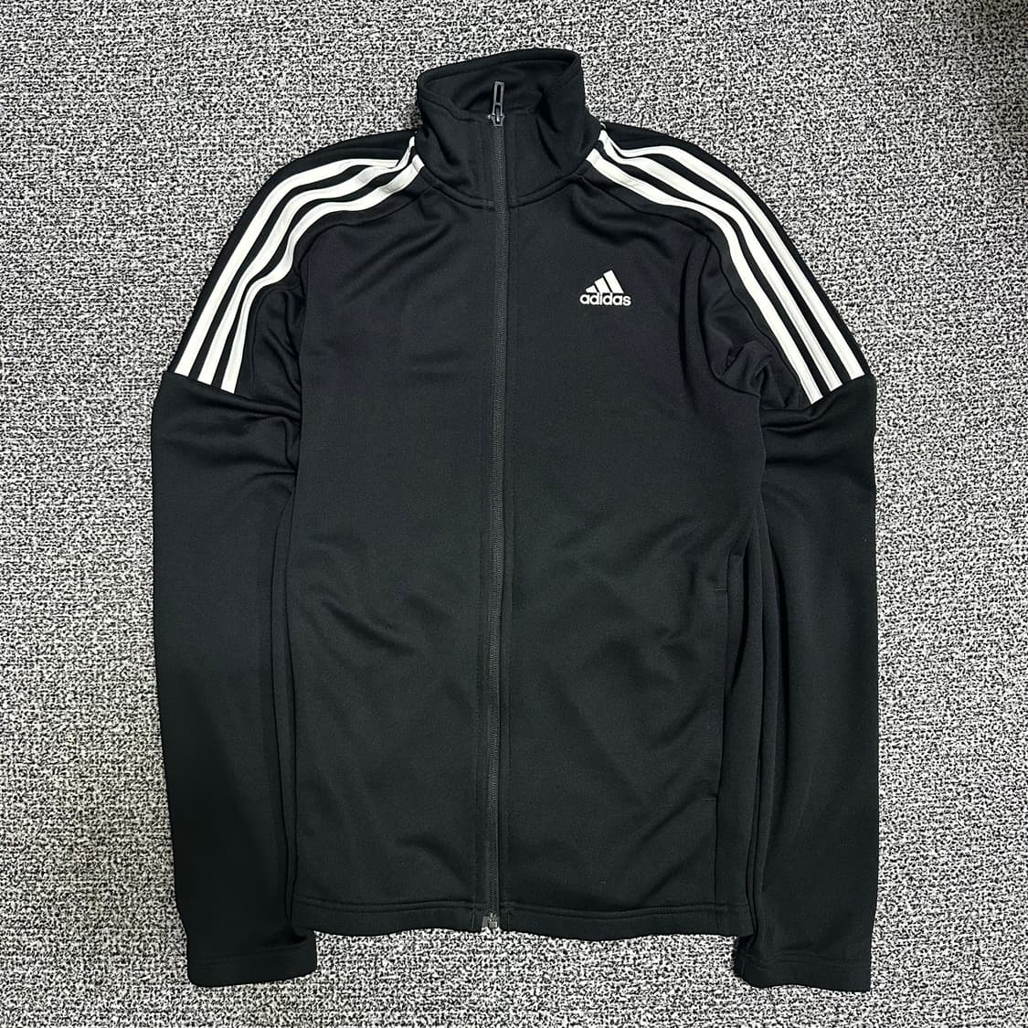 (M) 아디다스 삼선 블랙 트랙탑 져지 상품이미지1