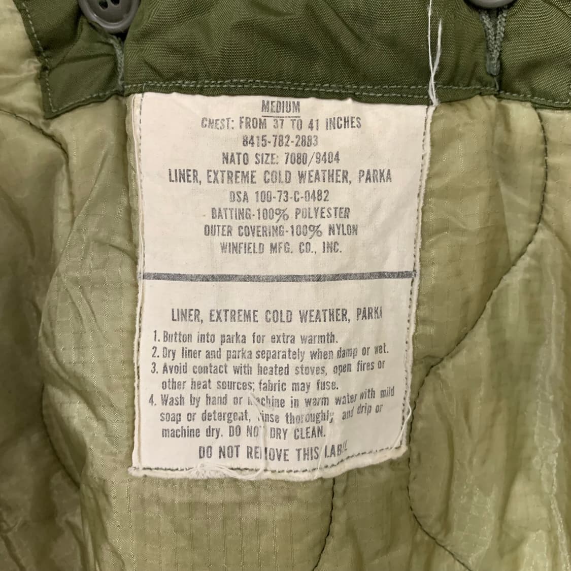 60‘s 미군 오리지널 M-65 피쉬테일 파카 (M51 mix) 상품이미지9