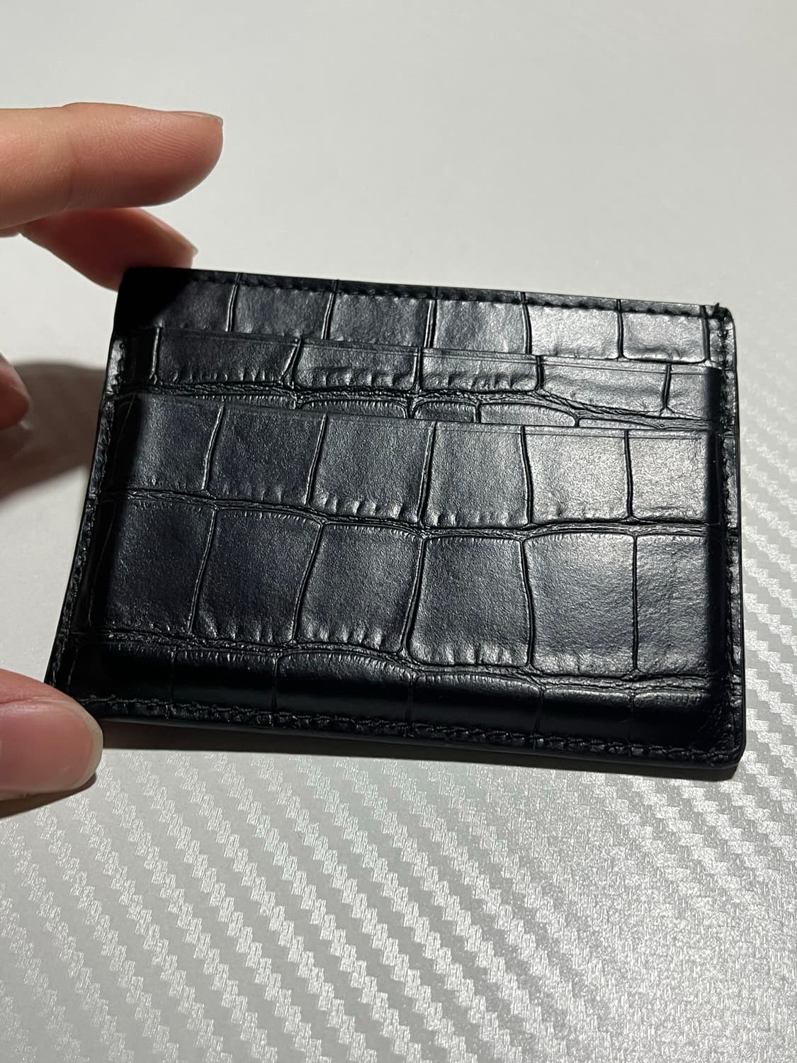 발렌시아가 블랙 크로커 카드지갑 상품이미지2