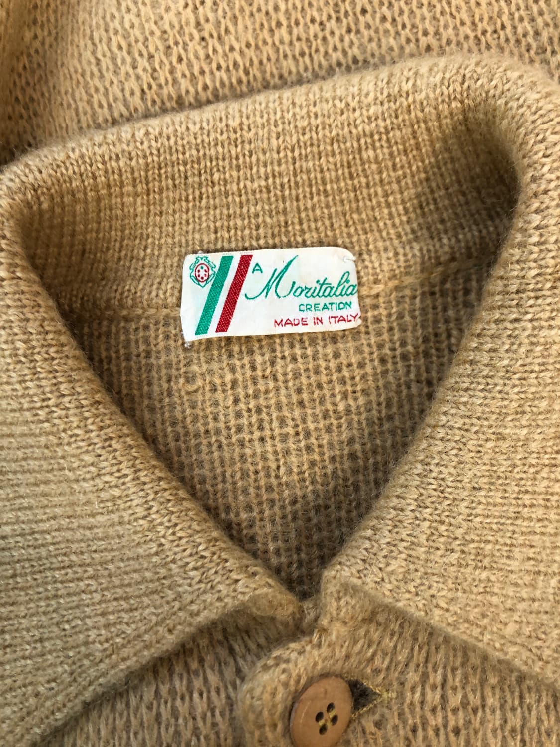 90's A MORITALIA CREATIONS 니트 가디건 상품이미지10