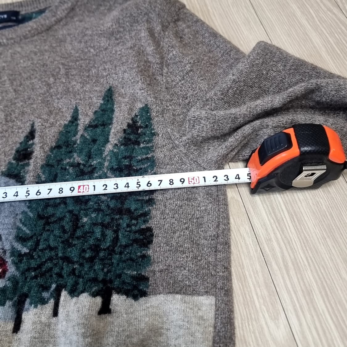 헤지스 캠핑 패턴 니트 스웨터(100-105) 상품이미지4