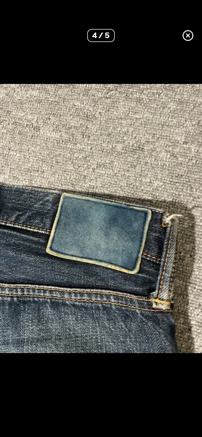 [32] 비즈빔 데님팬츠 셀비지 데님 상품이미지4