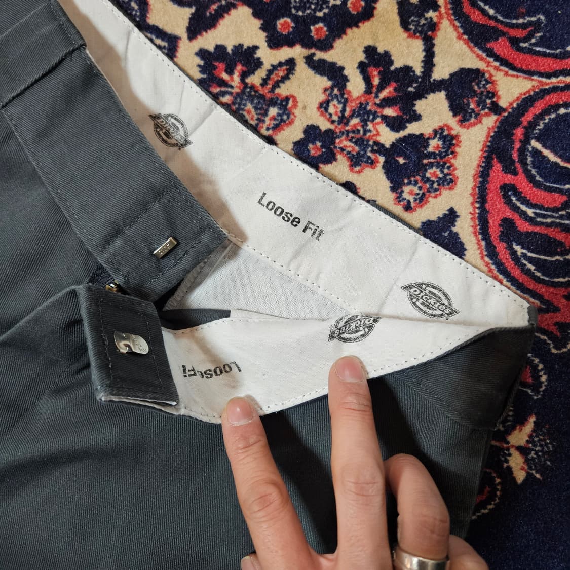 디키즈(Dickies) 차콜 더블 워크팬츠 32size 상품이미지7