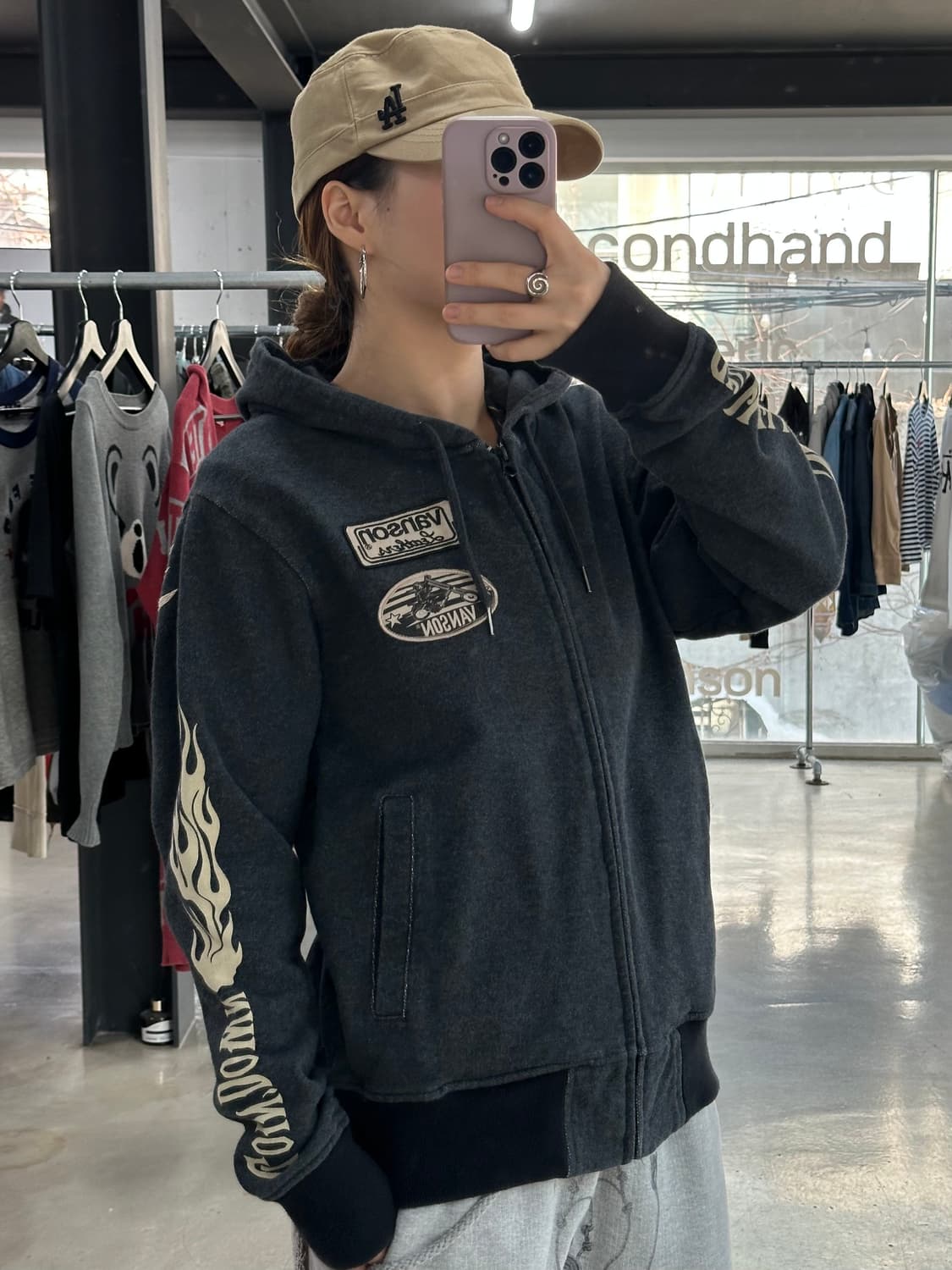 벤슨 스타 윙 패치 후드집업 상품이미지3