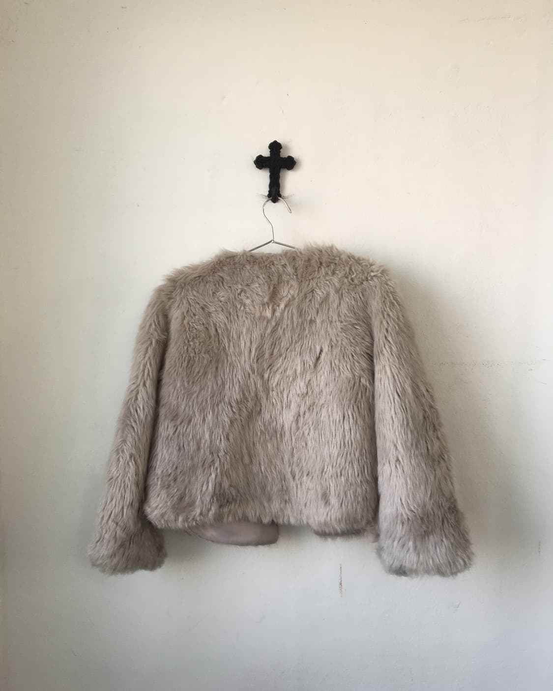Fake fur open jacket 상품이미지3