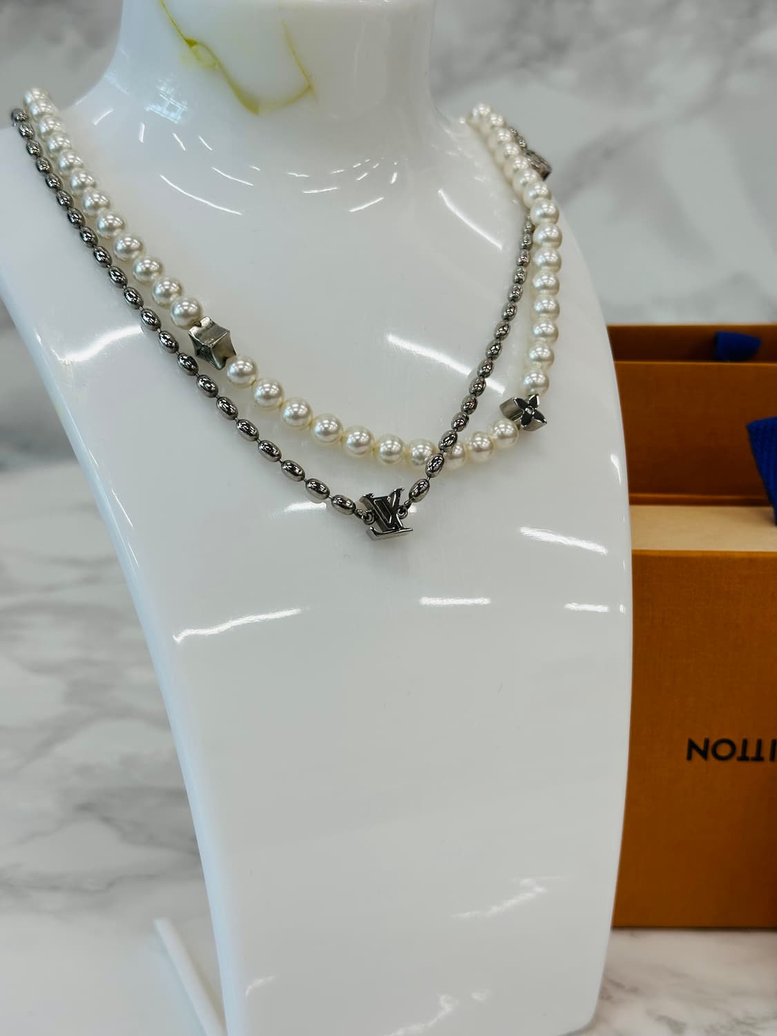루이비통 펄퓨전 진주 목걸이 상품이미지2
