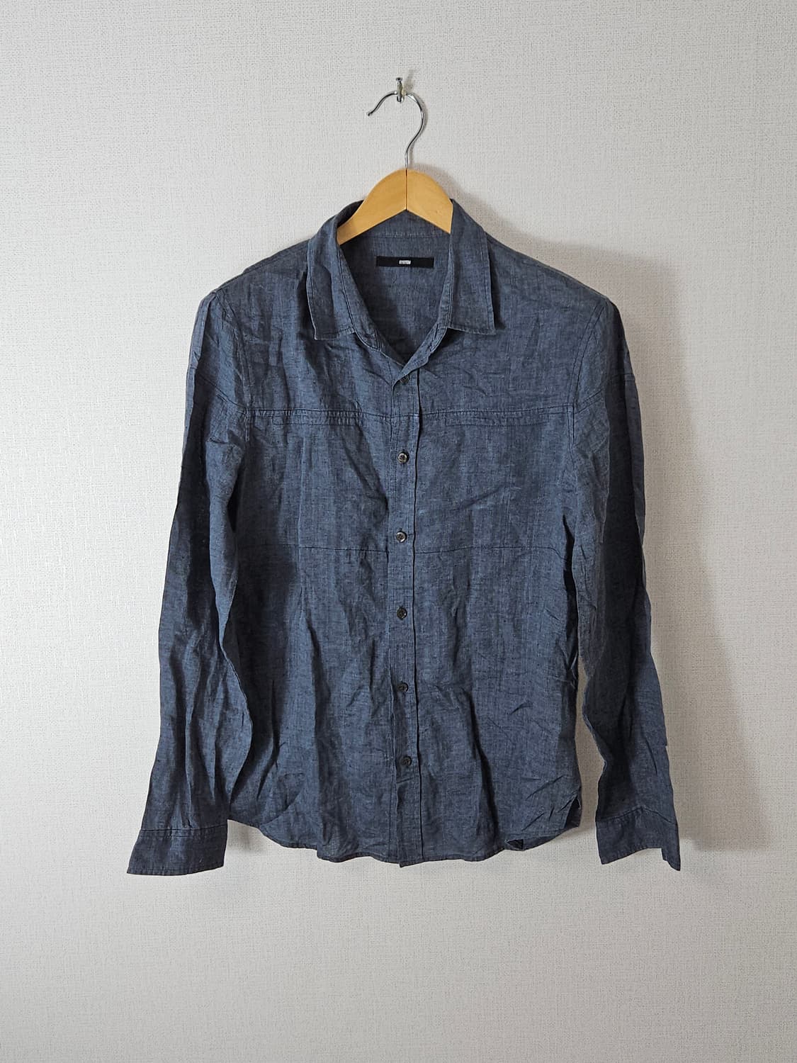 시스템 SYSTEM X 테시투라몬티 린넨 마 셔츠 100 상품이미지1