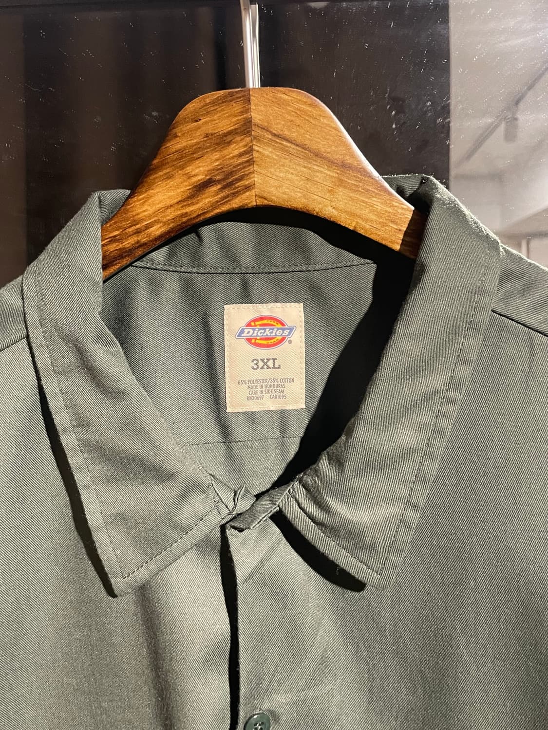 디키즈 카키 워크 셔츠 3xl 상품이미지2