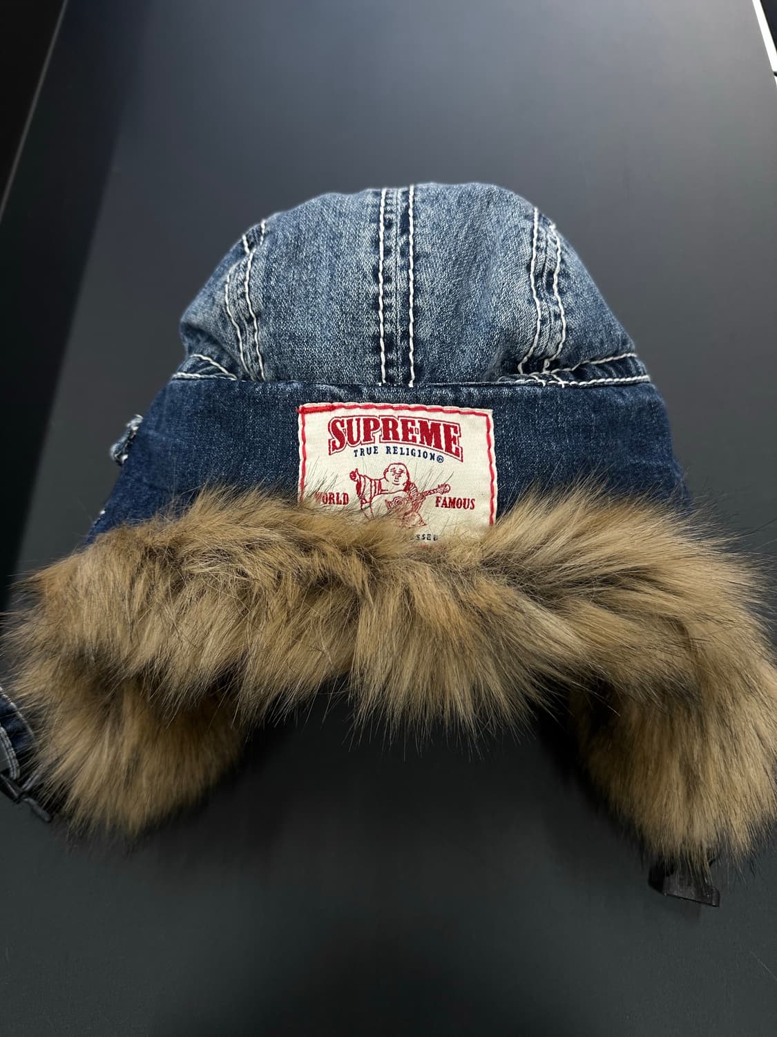 슈프림 x 트루릴리전 고어텍스 데님 트루퍼 햇 상품이미지7