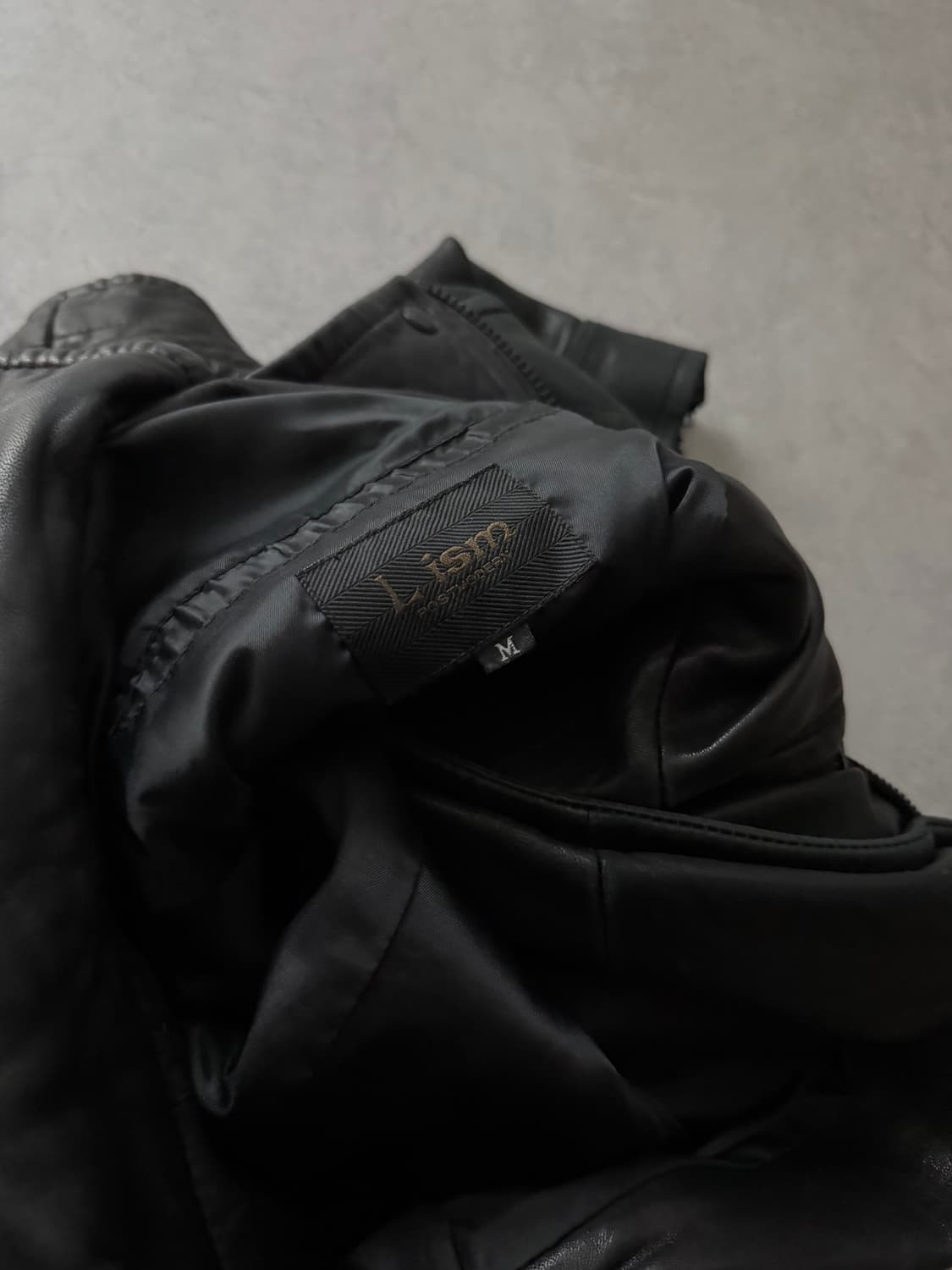 이태리 램스킨 바이커레더자켓 상품이미지8