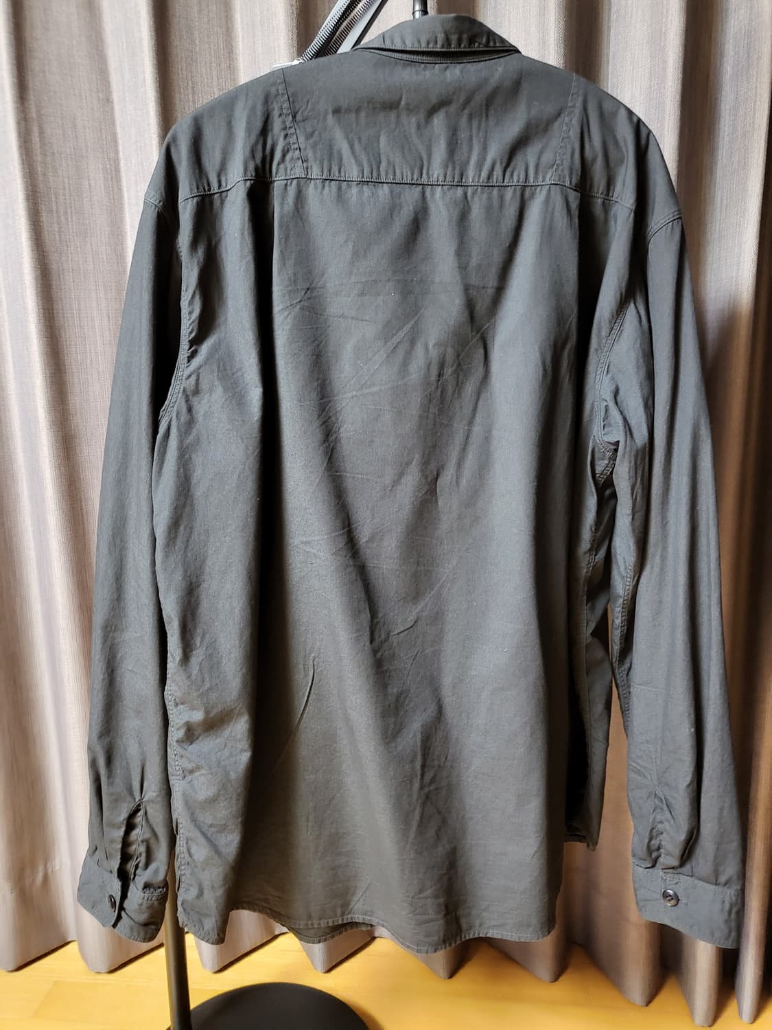 [4] 캐피탈 브로드 아노락 셔츠 블랙 상품이미지2