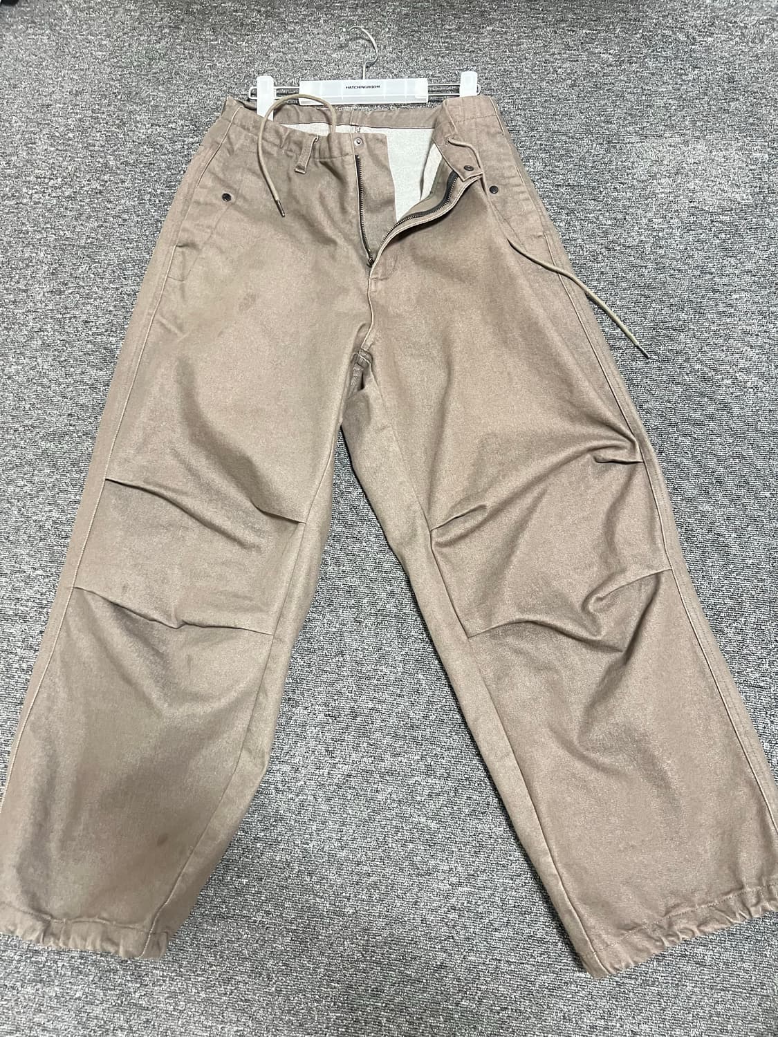 hatchingroom snow jeans washed brown 2 상품이미지4