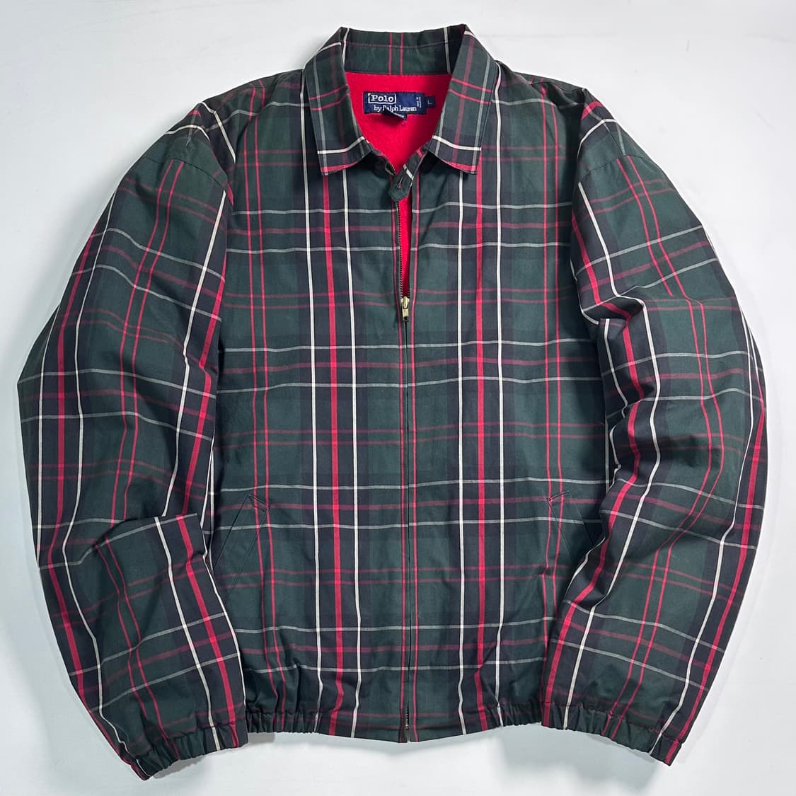 90s 폴로 타탄체크 스윙탑 자켓 상품이미지1