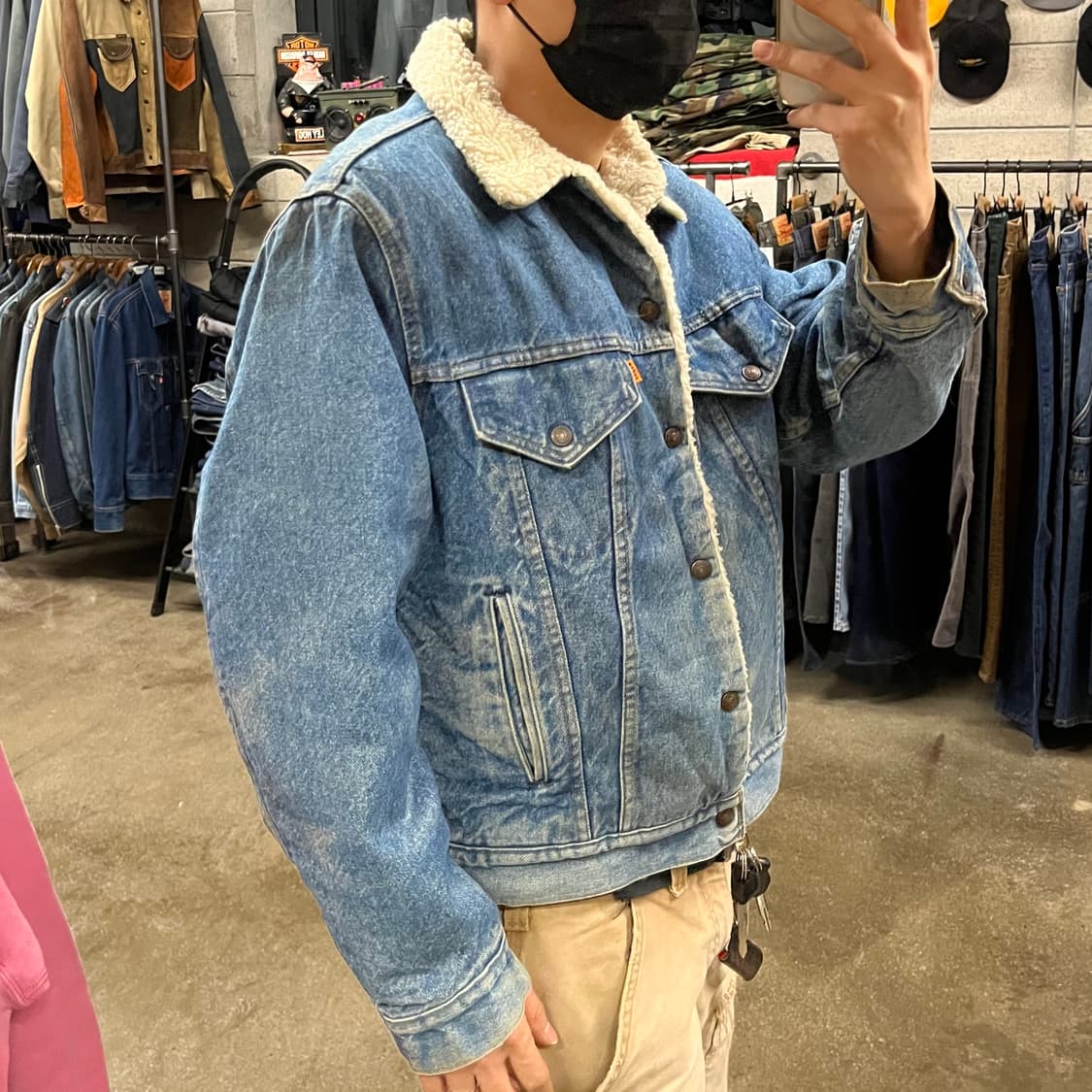 70s 리바이스 쉐르파 트러커 자켓 (105) 상품이미지8