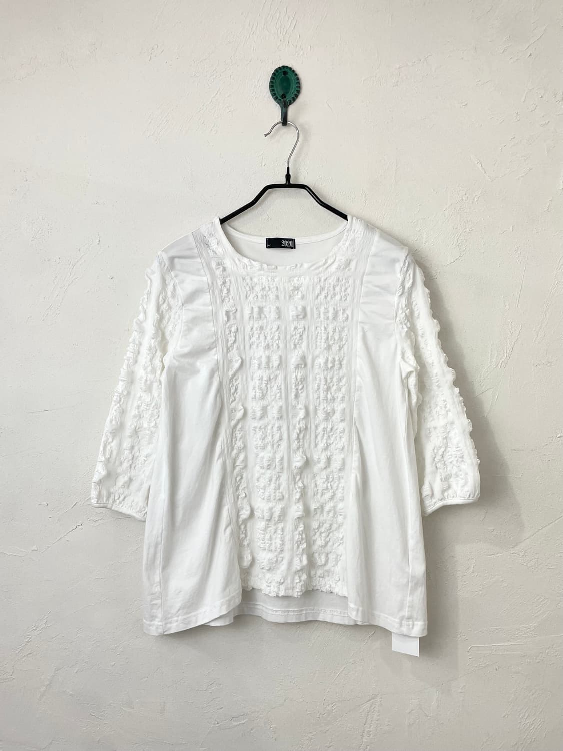 20201 플리츠 믹스 탑 상품이미지1