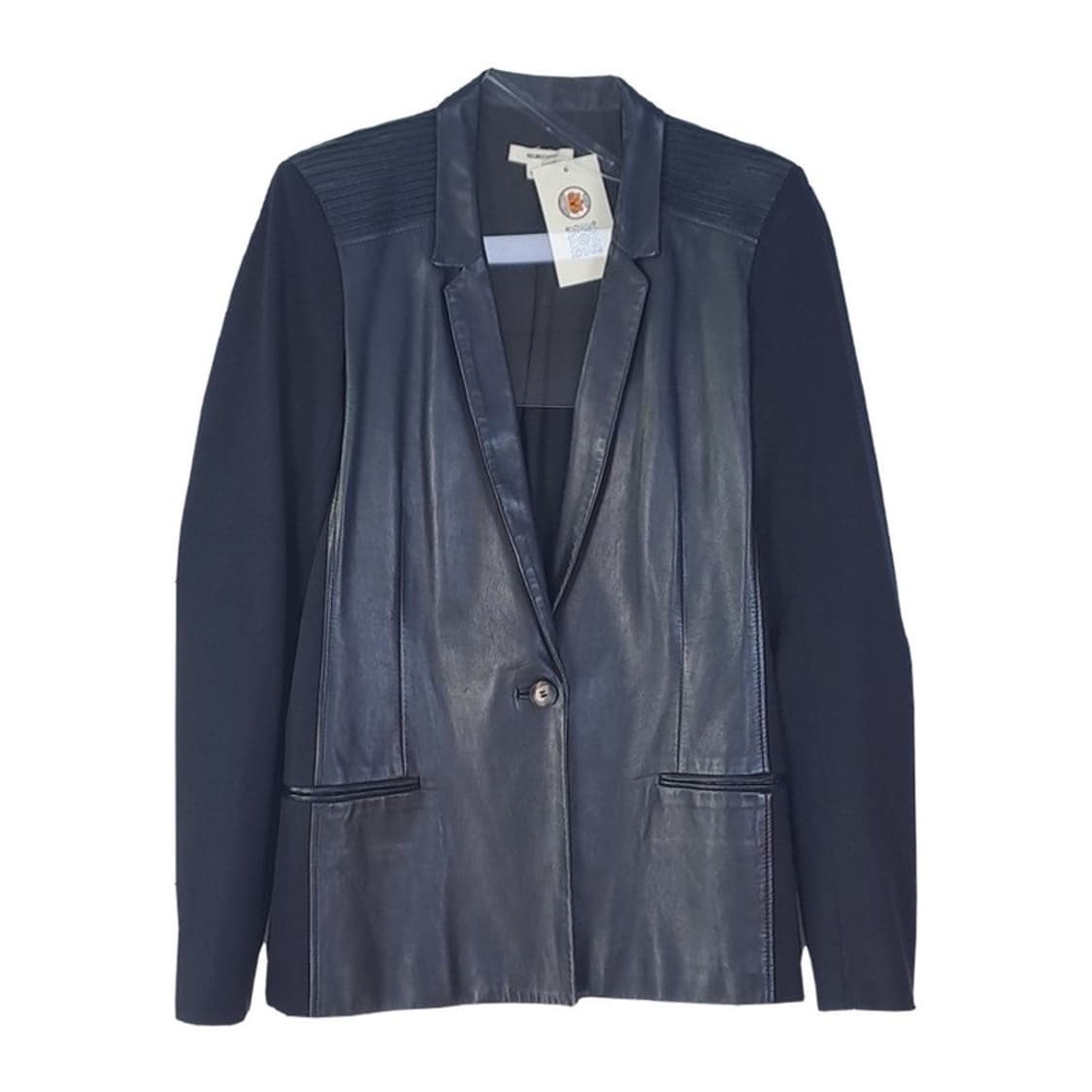 헬무트랭 램스킨 레더 블레이저 자켓 상품이미지1