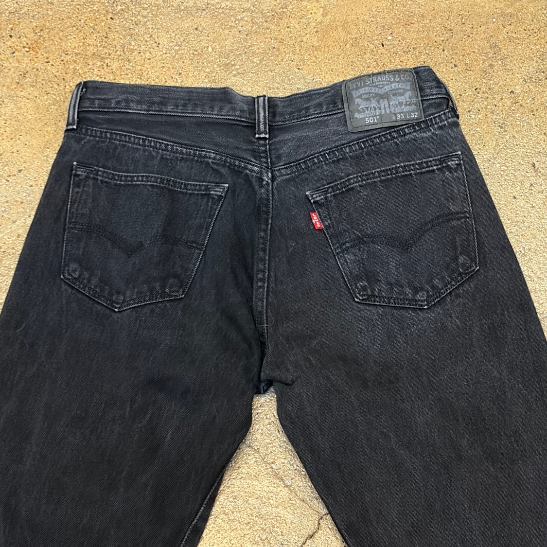미국 빈티지 리바이스 501 블랙진 청바지 상품이미지5