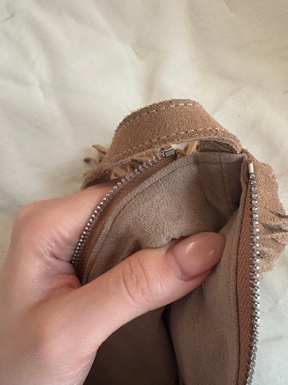 미닛뮤트 프린지 스웨이드 가방 상품이미지4